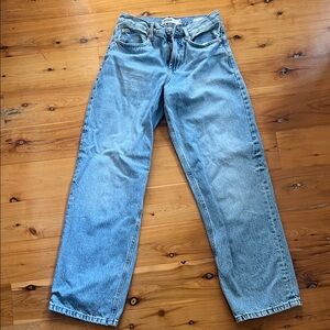 Garage Light Blue Womens Relaxed Jeans